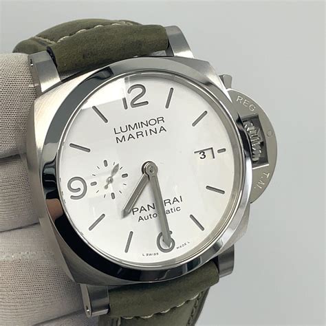 panerai luminor gmt 2006 white face|luminor Panerai price list.